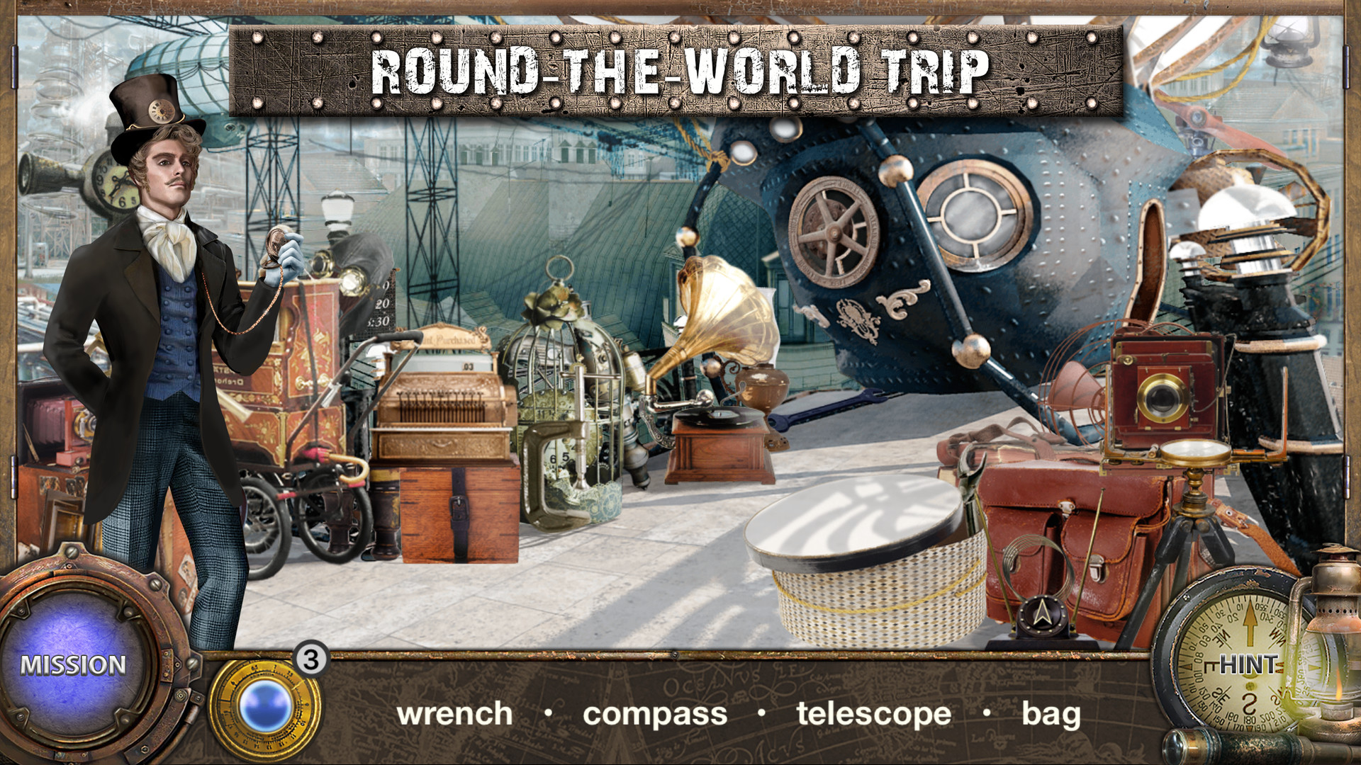 Around the World in 80 days: Hidden Objects screenshot