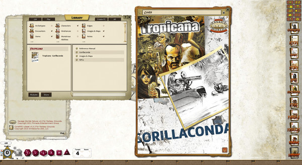 Fantasy Grounds - Tropicana: Gorillaconda (Savage Worlds)