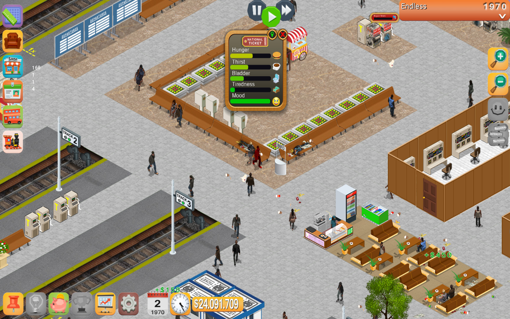 Train Station Simulator