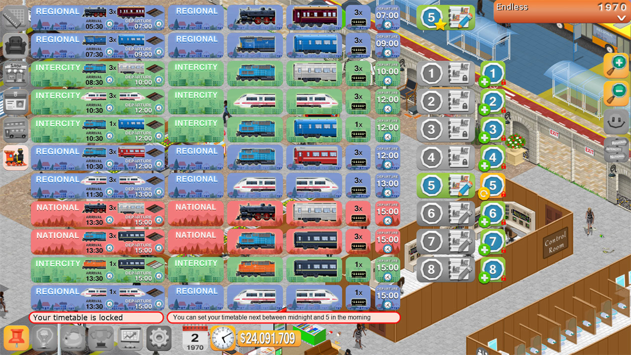 Train Station Simulator