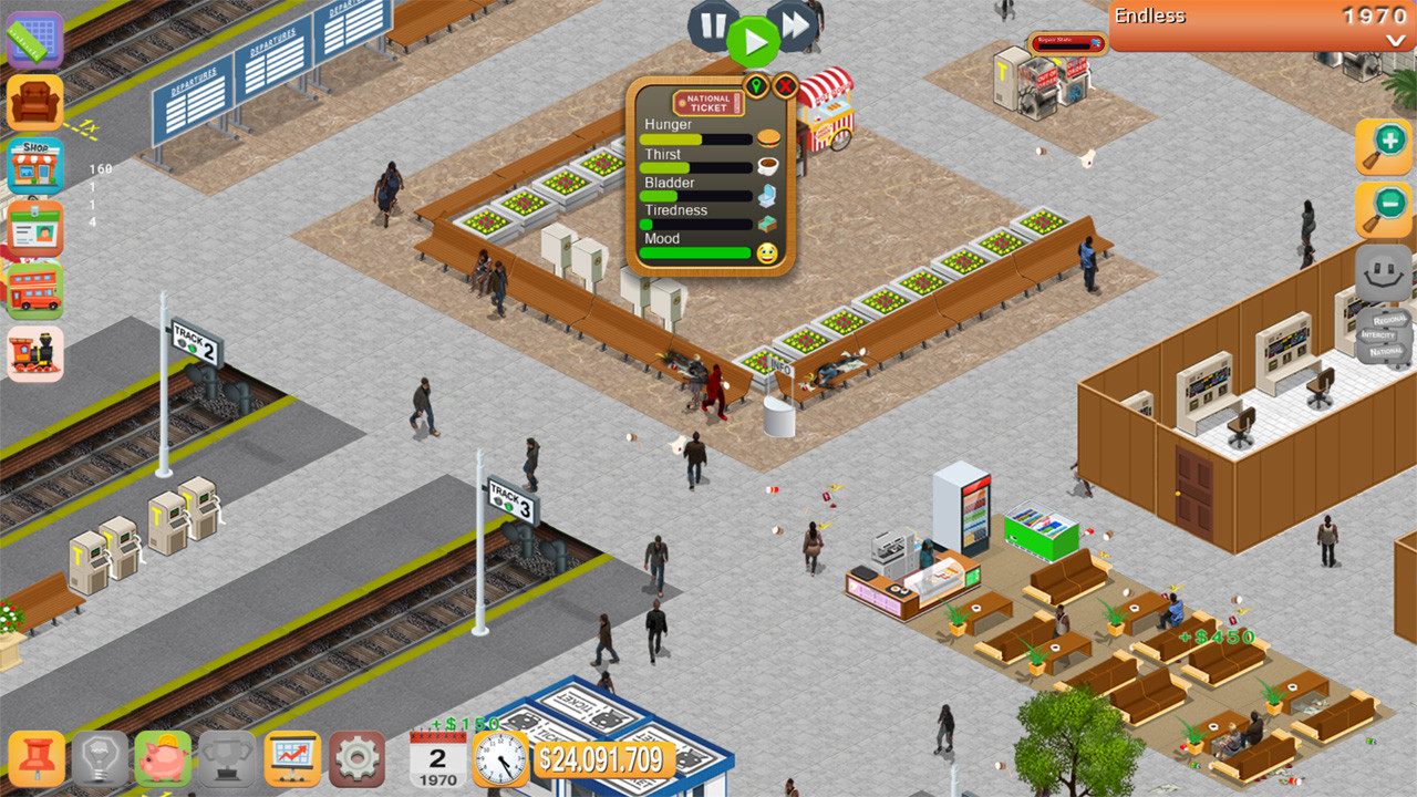 Train Station Simulator