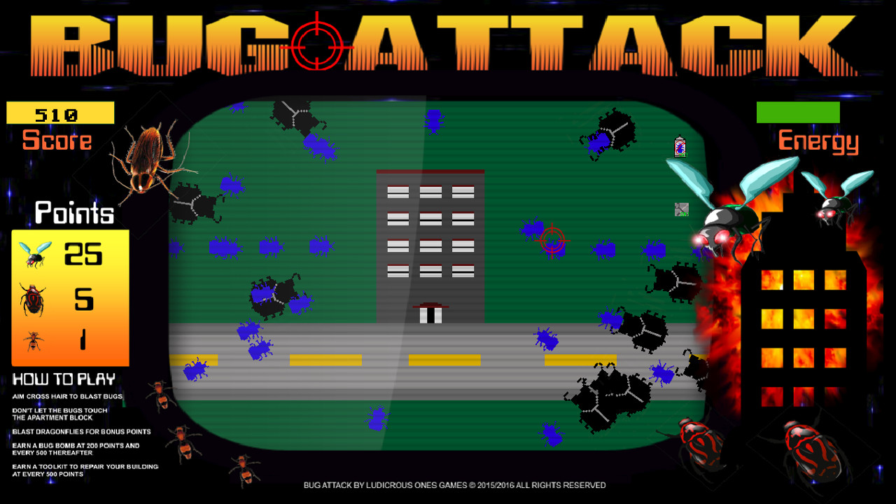 #1. Bug Attack! (Steam) Podle: DLV Games