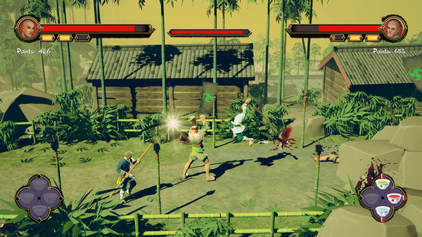 Screenshot z 9 Monkeys of Shaolin