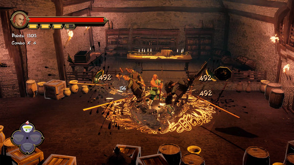 Screenshot z 9 Monkeys of Shaolin