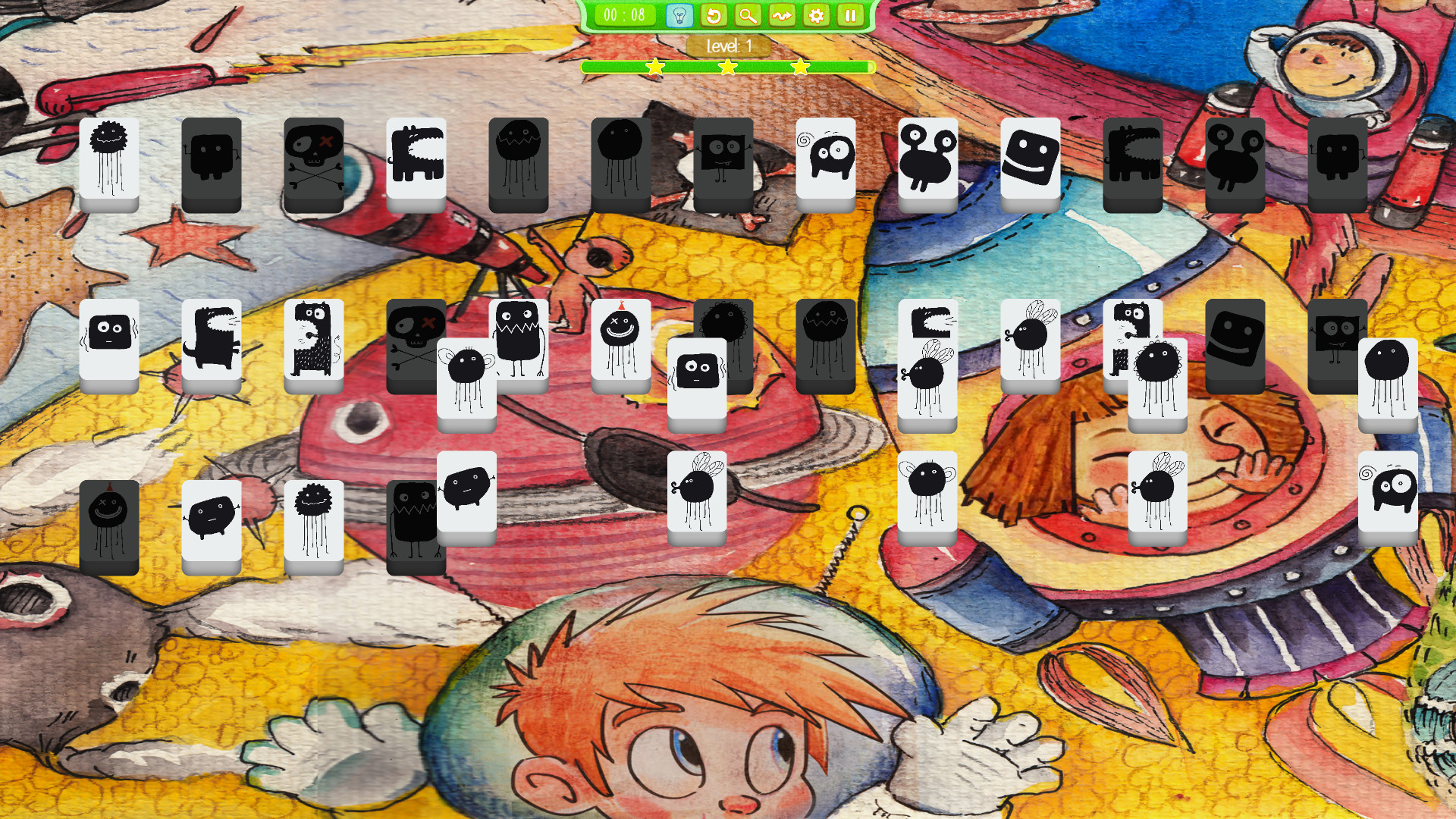 Mahjong Solitaire - Monsters Pack 2 Featured Screenshot #1