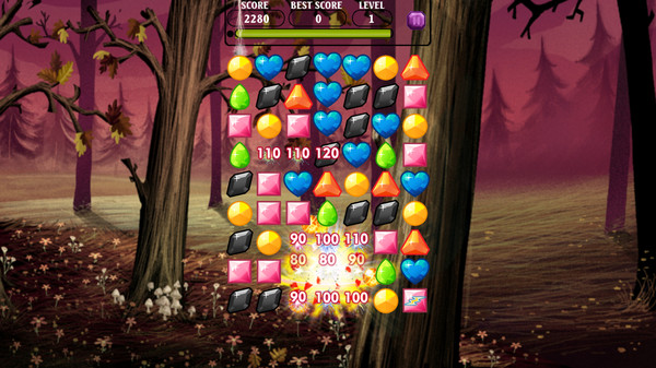 Mountains & Clouds Jewel Match screenshot 2