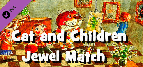 JotMW: Cat and Children Jewel Match Header Image