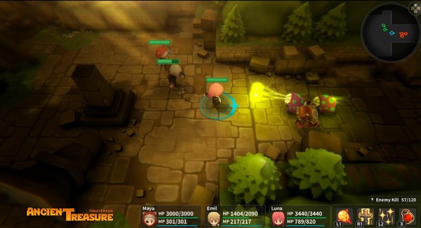 Screenshot z Ancient Treasure