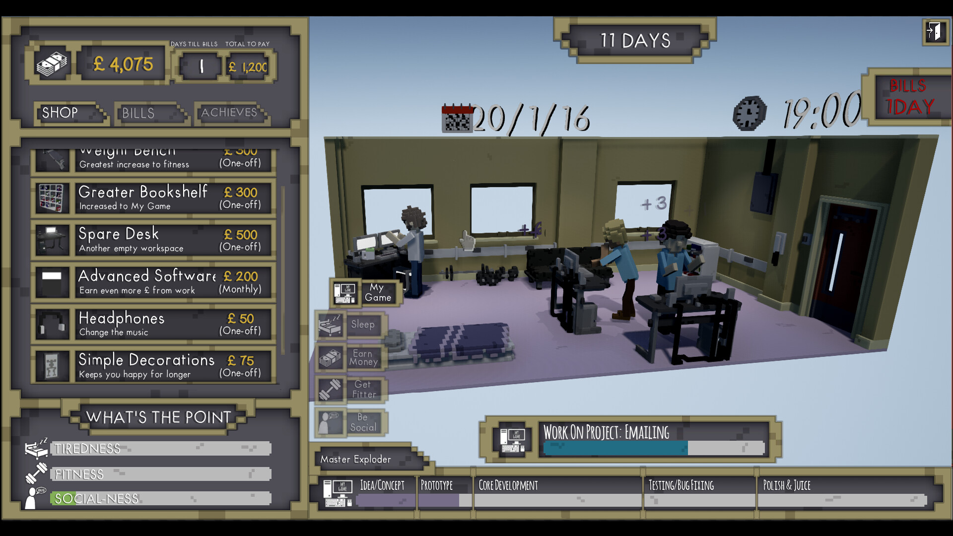 #5. Indie Dev Story (Steam) 게시자: CBgameDev