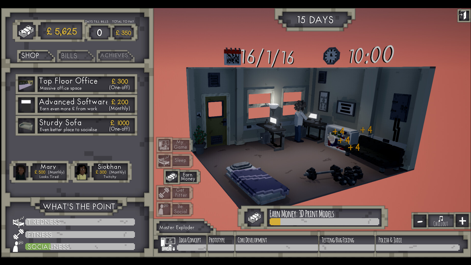 #4. Indie Dev Story (Steam) 게시자: CBgameDev