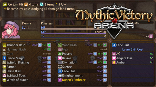 Mythic Victory Arena - Unlock All Skills