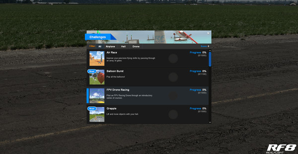Screenshot z RealFlight 8