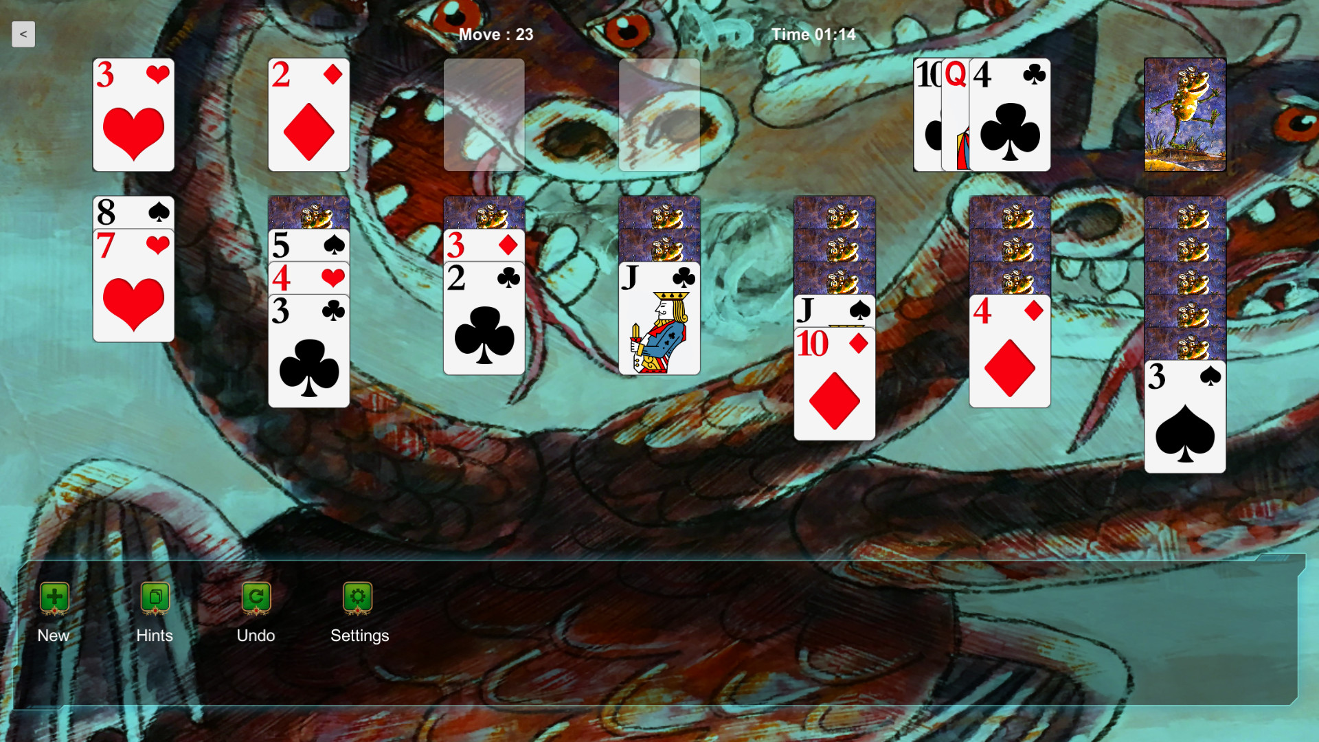 Klondike Solitaire Kings - Three Headed Dragonのスクリーンショット 1
