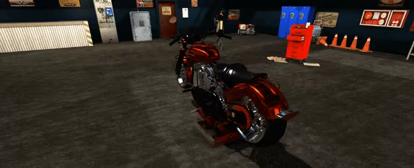 Motorbike Garage Mechanic Simulator video 2