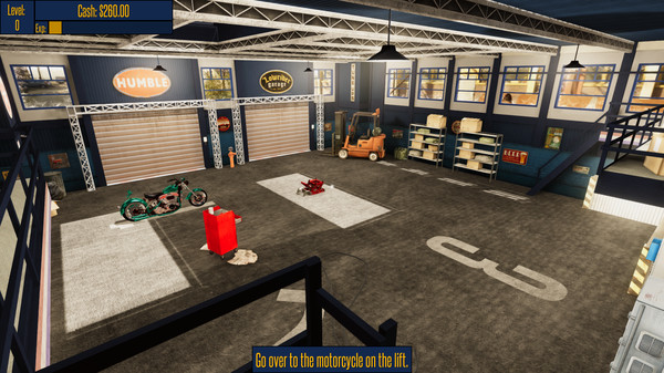 Motorbike Garage Mechanic Simulator