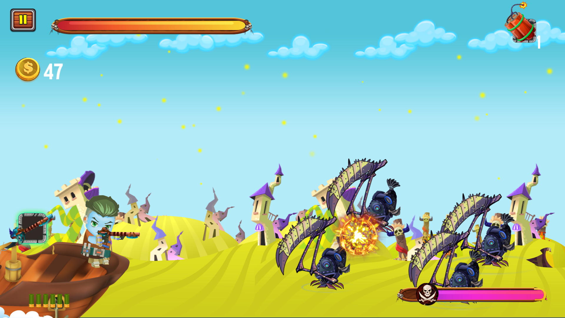 Captain vs Sky Pirates - Evil Village Featured Screenshot #1
