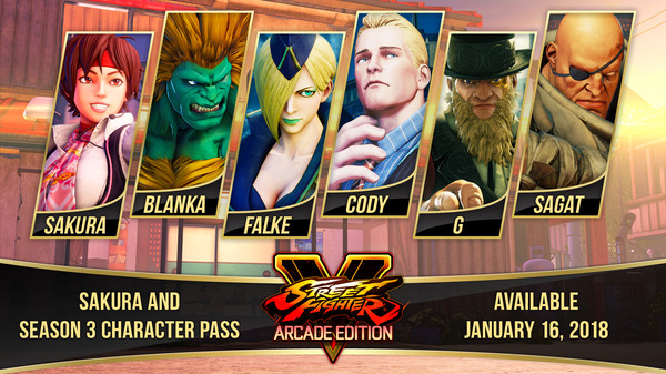 Street Fighter V - Season 3 Character Pass