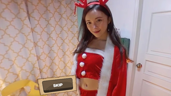 Screenshot z Puzzle of Santa Girl VR