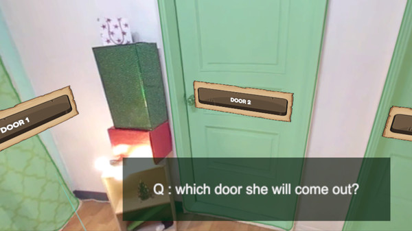 Screenshot z Puzzle of Santa Girl VR