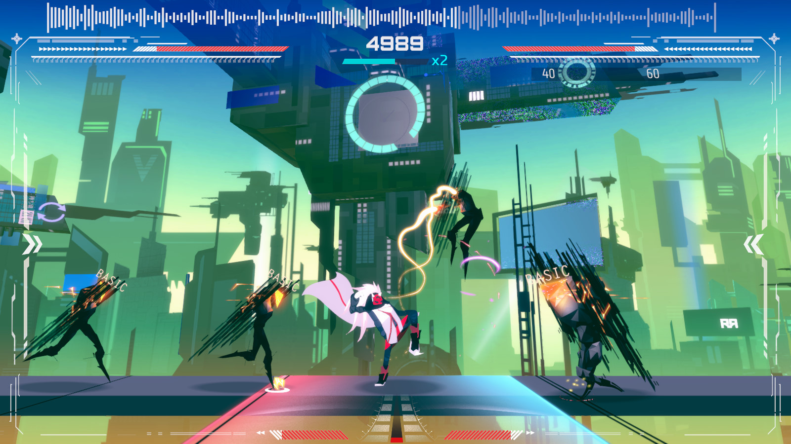 TERRORHYTHM (TRRT) - Rhythm driven action beat 'em up! Featured Screenshot #1