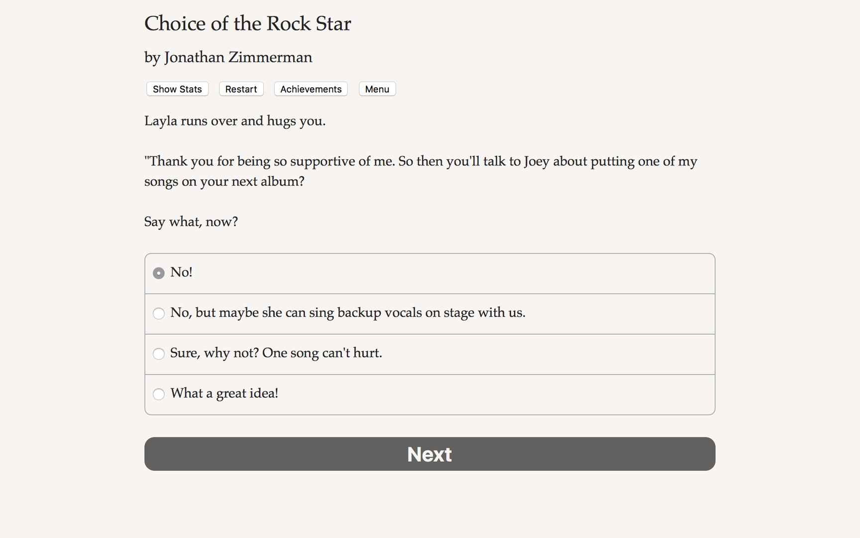 Choice of the Rock Star screenshot #4