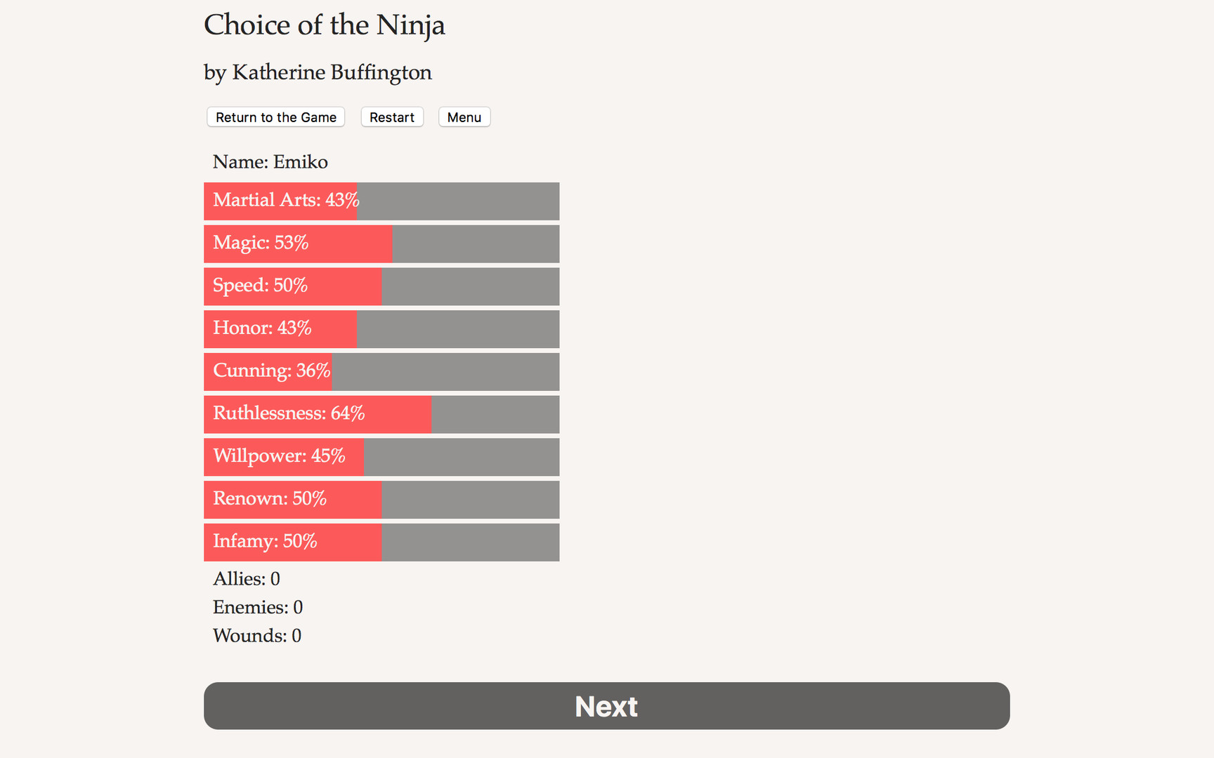 Choice of the Ninja screenshot #5
