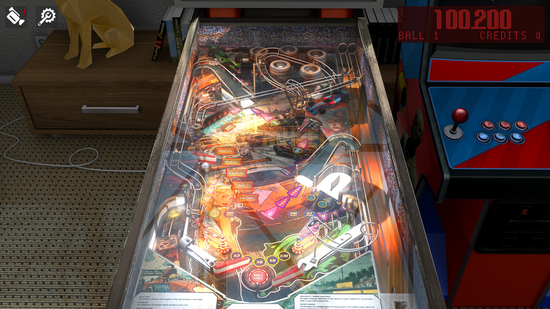 Zaccaria Pinball - Hot Wheels 2017 Table Featured Screenshot #1