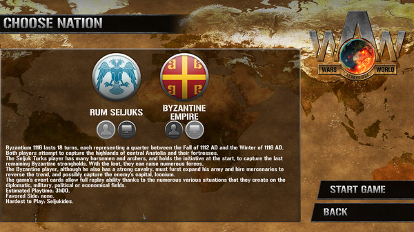 Wars Across the World: Byzantium 1116