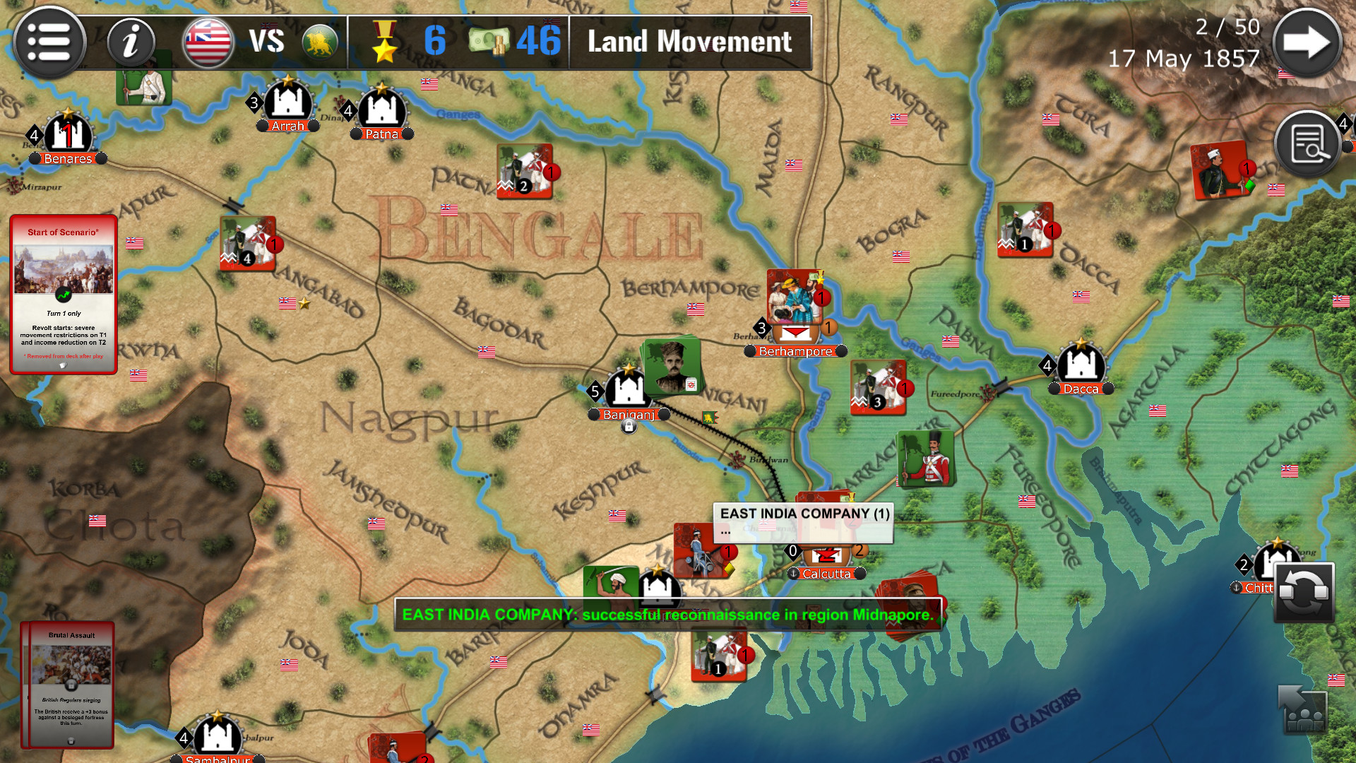 Wars Across the World: Sepoy 1857 screenshot 3