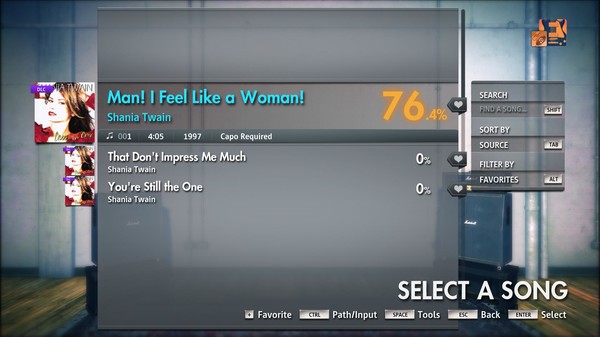 Rocksmith® 2014 Edition – Remastered – Shania Twain - “Man! I Feel Like a Woman!”