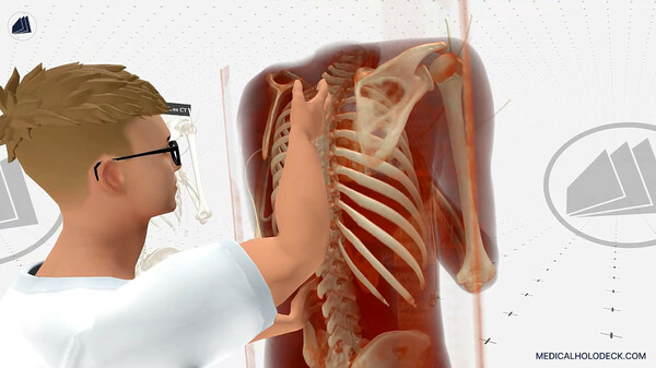 Medicalholodeck’s Spatial OS: Train surgery, create digital twins with AI and DICOM, and study human anatomy and medicine screenshot 4