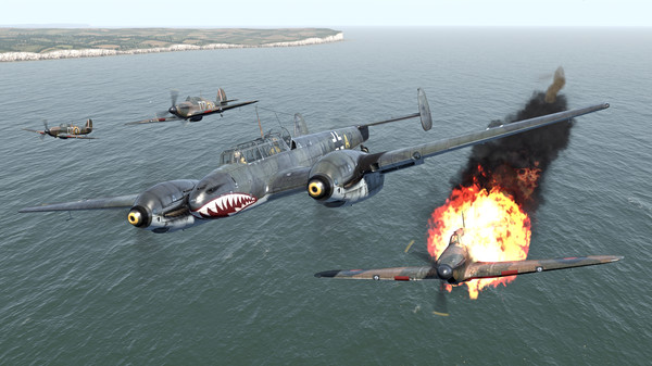 Screenshot z IL-2 Sturmovik: Cliffs of Dover Blitz Screenshot z IL-2 Sturmovik: Cliffs of Dover Blitz