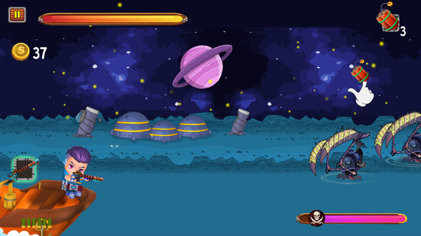 Captain vs Sky Pirates - Moon Base