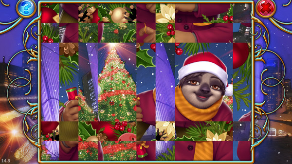 Скриншот 1 из игры Travel Mosaics 6: Christmas Around the World