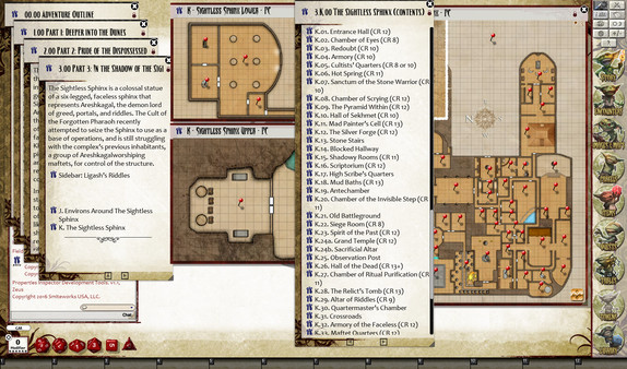 Fantasy Grounds - Pathfinder RPG - Mummy's Mask AP 4: Secrets of the Sphinx (PFRPG)