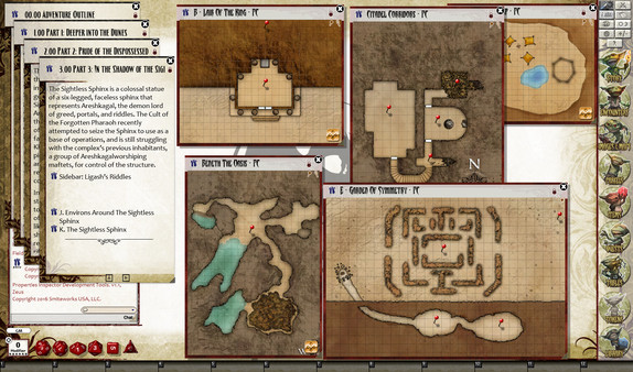 Fantasy Grounds - Pathfinder RPG - Mummy's Mask AP 4: Secrets of the Sphinx (PFRPG)
