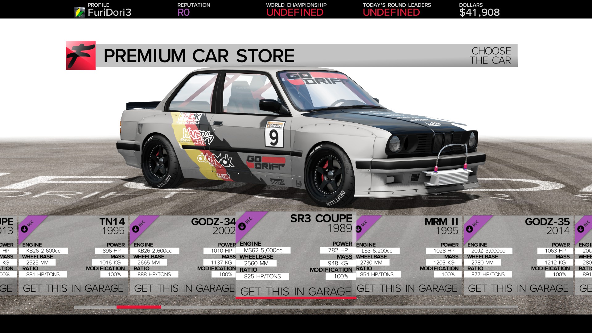 FURIDASHI - PREMIUM CAR: 1989 SR3 COUPE Featured Screenshot #1