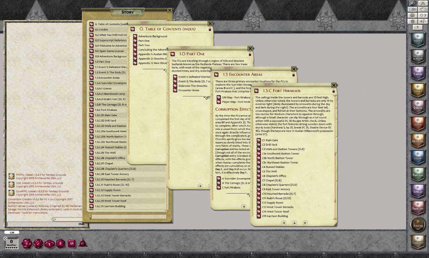 Fantasy Grounds - Hero's Blood (PFRPG) screenshot 2