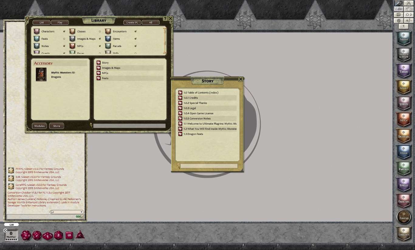 Fantasy Grounds - Mythic Monsters #13: Dragons (PFRPG) Featured Screenshot #1