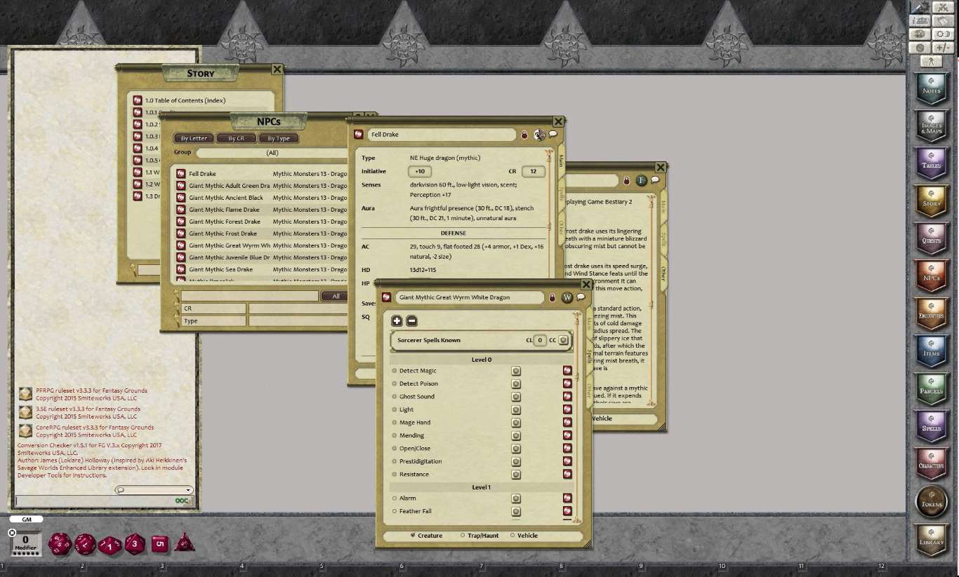 Fantasy Grounds - Mythic Monsters #13: Dragons (PFRPG) screenshot 3