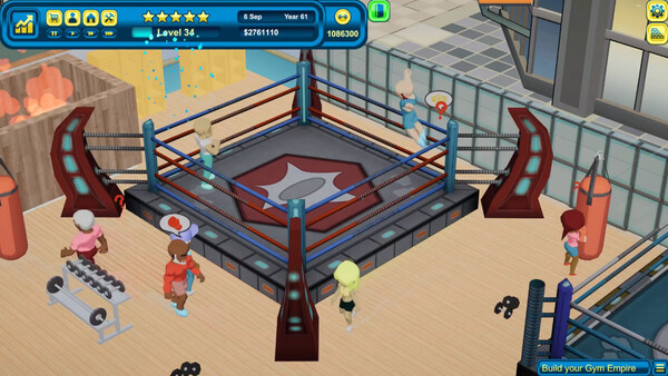 Gym Empire - Gym Tycoon Sim Management
