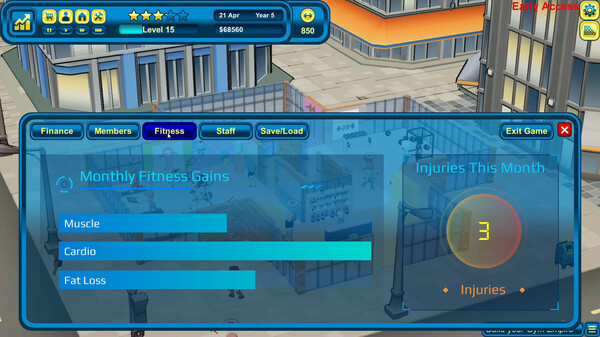Gym Empire - Gym Tycoon Sim Management.
