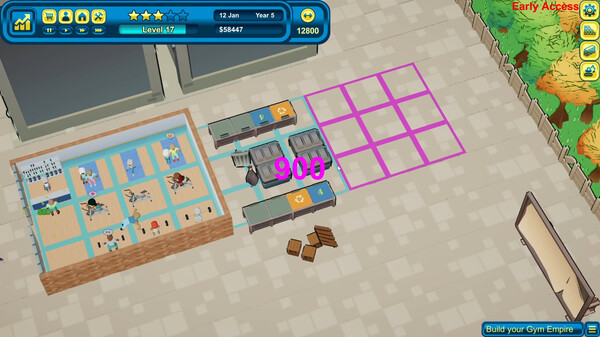 Gym Empire - Gym Tycoon Sim Management.