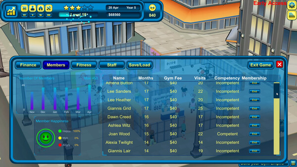 Gym Empire - Gym Tycoon Sim Management.