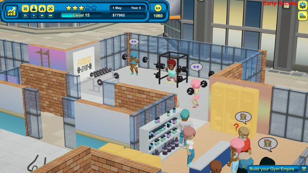 Gym Empire - Gym Tycoon Sim Management.