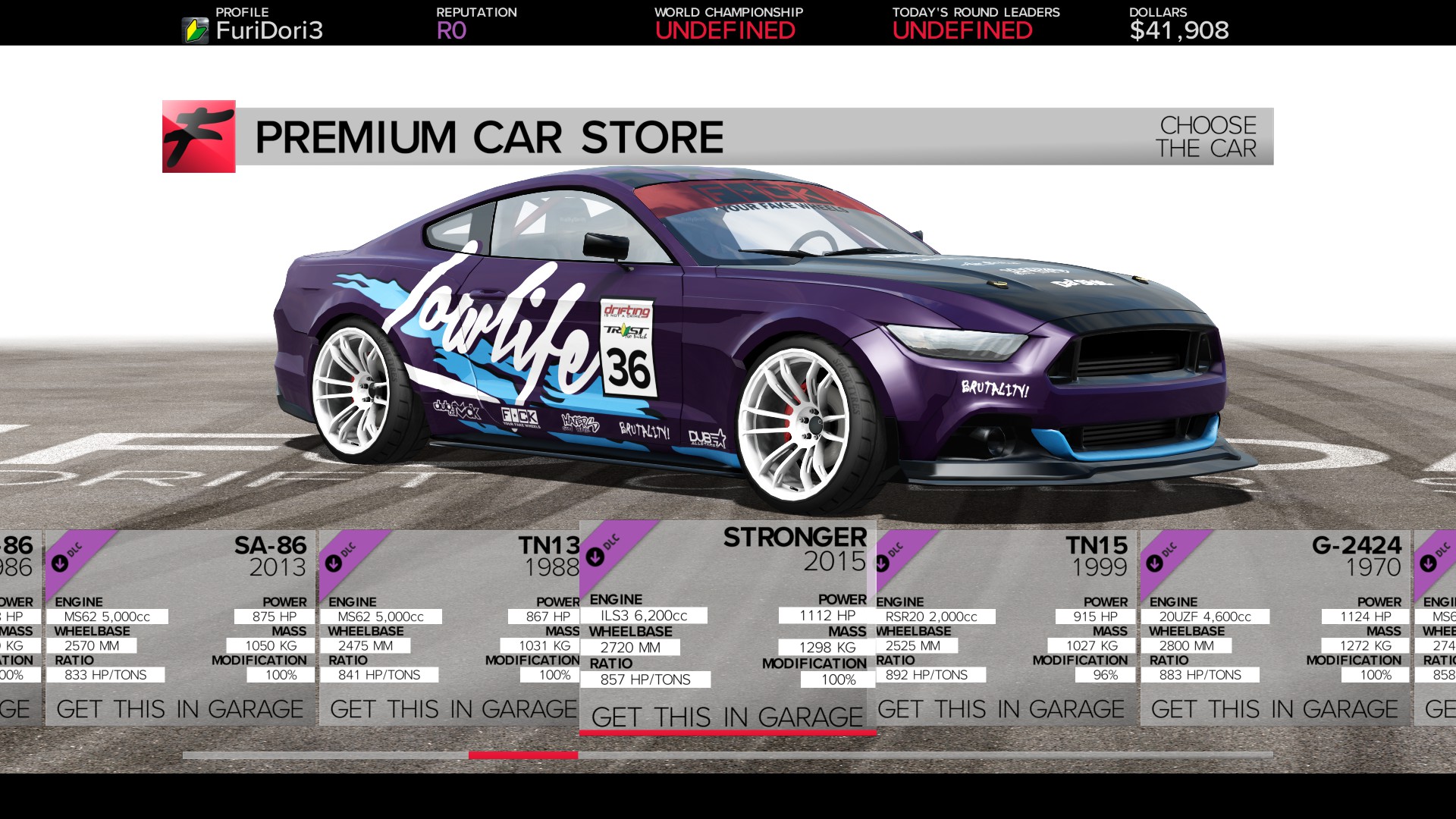 FURIDASHI - PREMIUM CAR: 2015 STRONGER Featured Screenshot #1