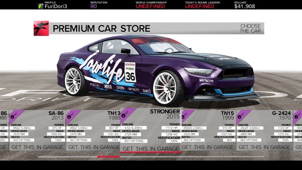 FURIDASHI - PREMIUM CAR: 2015 STRONGER