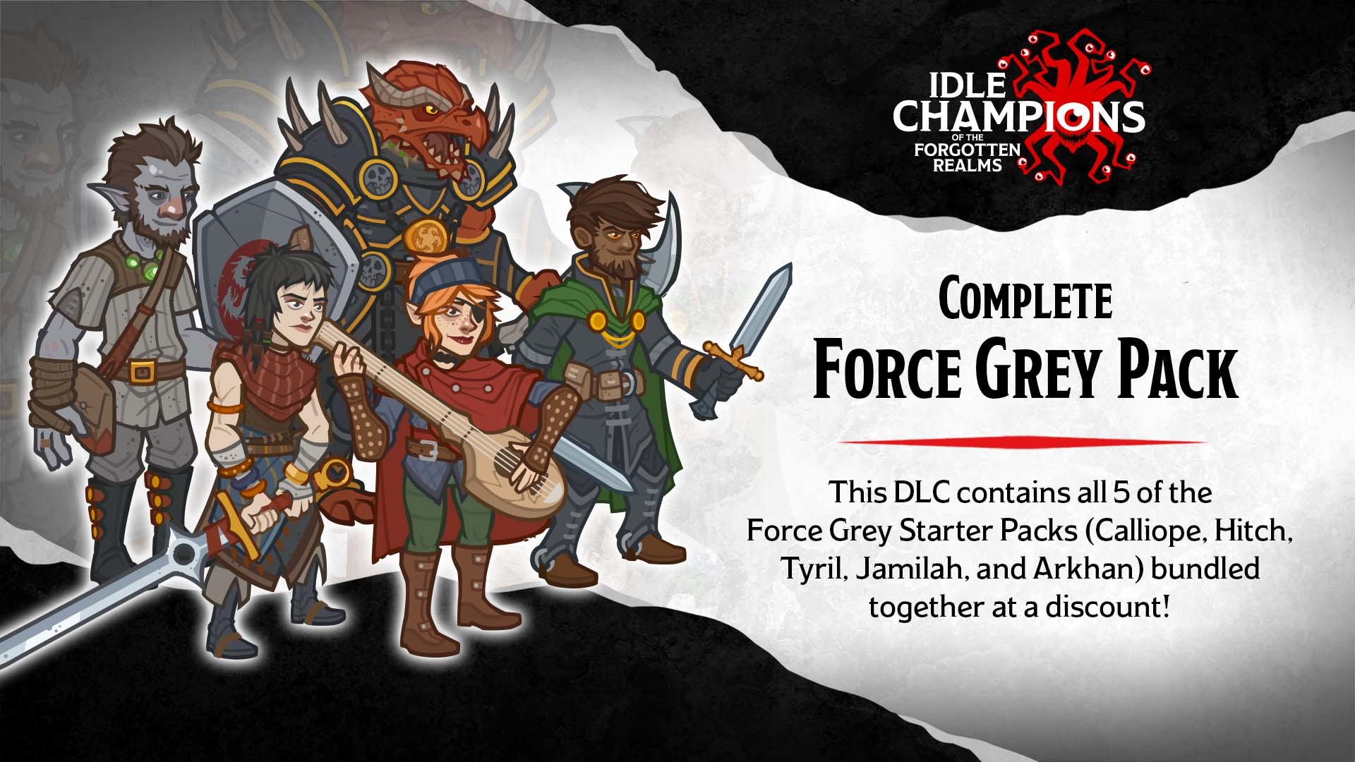 Idle Champions - Complete Force Grey Pack Featured Screenshot #1