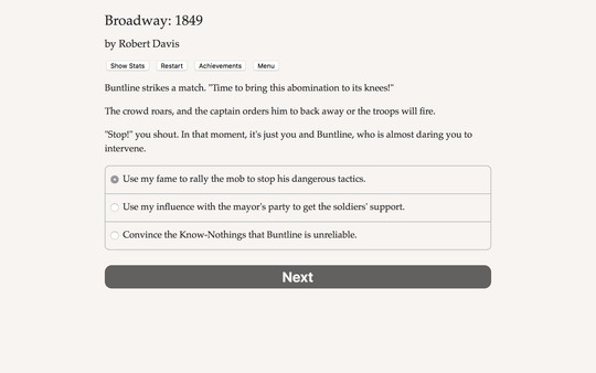 Broadway: 1849
