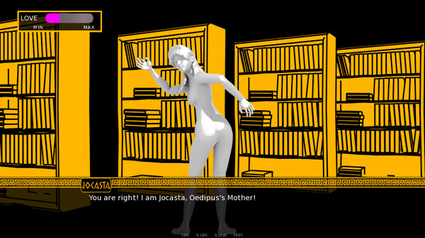 Screenshot z Oedipus Dating Sim
